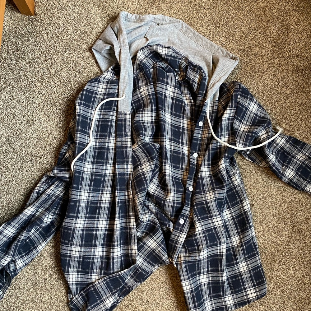 Plaid lightweight jacket